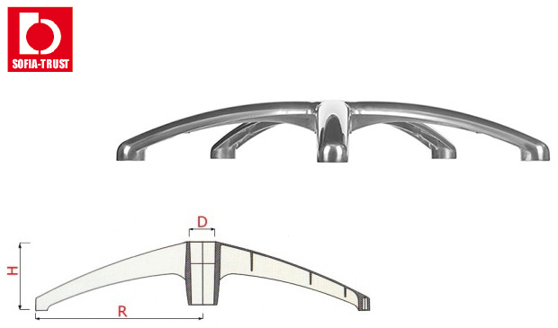 Aluminium Base of Chair