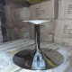 Hand Polished Round steel Chrome Chair Base