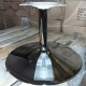 Hand Polished Round steel Chrome Chair Base