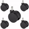 Office chair casters for hardwood floors